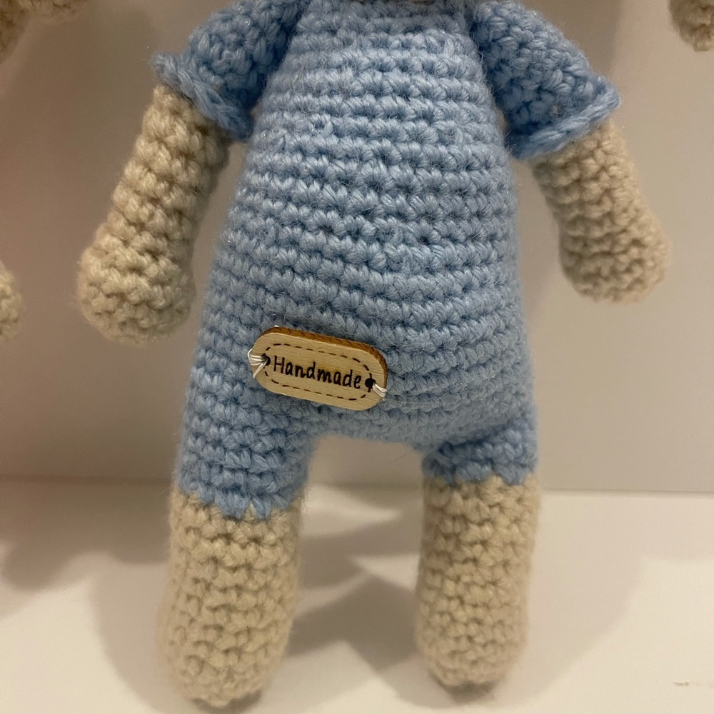Beatrice and Benjamin Bunny - Handmade Amigurumi crochet 🧶 - Picture 8 of 9